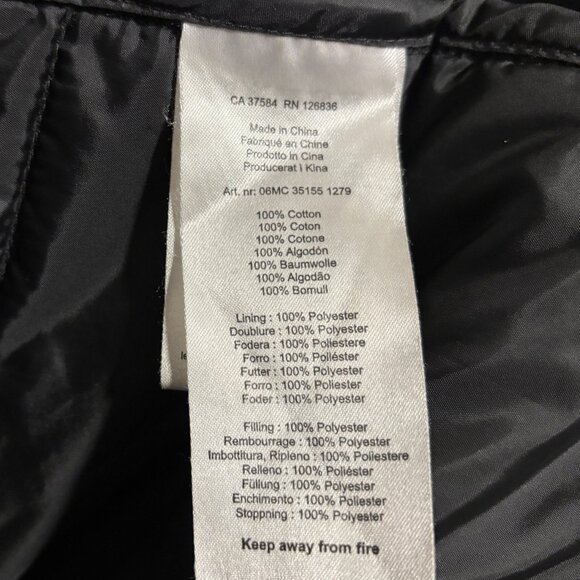 J Lindeberg Black British Millerain Waxed Cotton Field Jacket - Medium (Barbour) - Picture 10 of 13